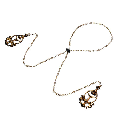 Pulling Chain Nipple Clamps - Gold Plated