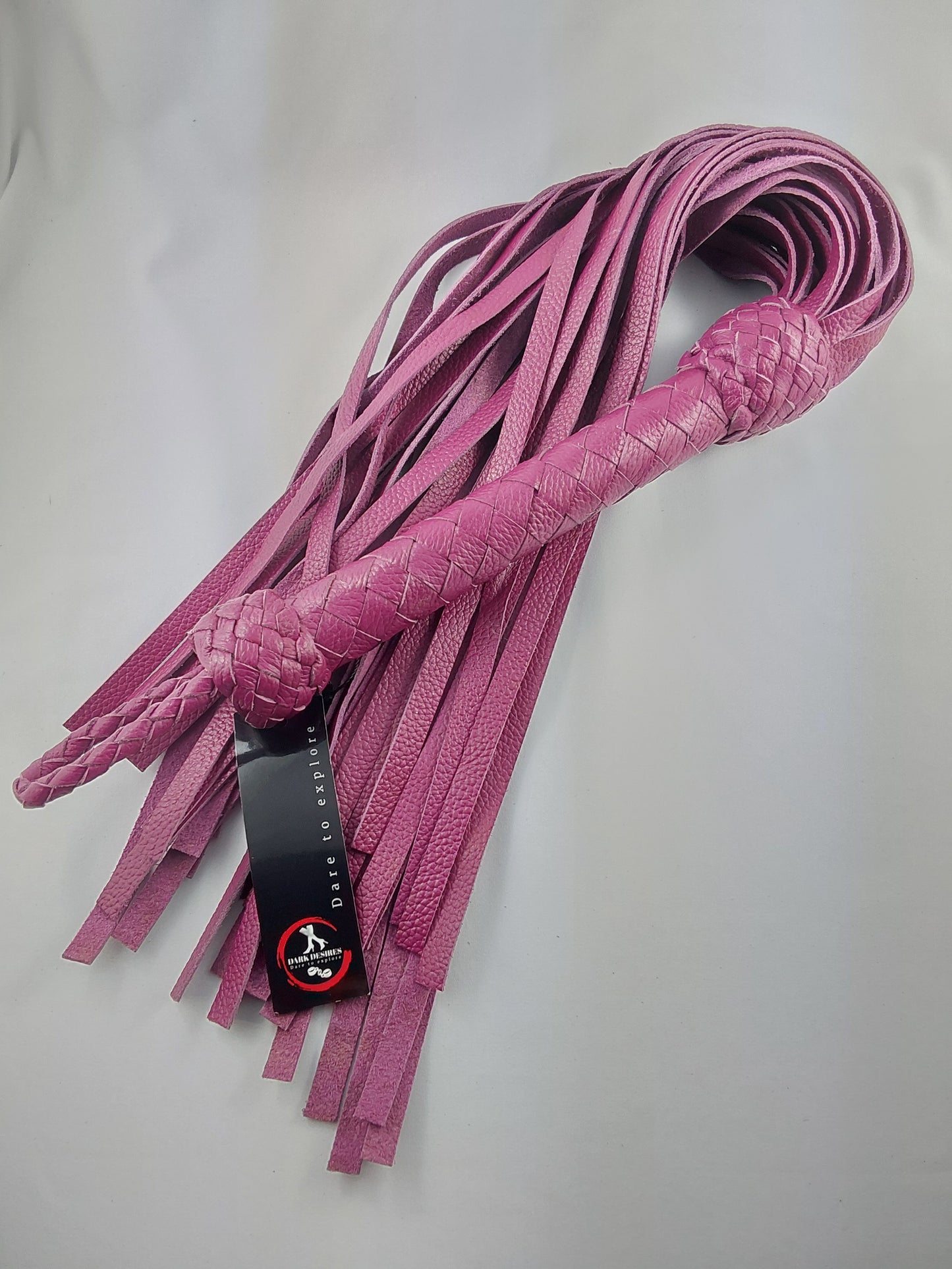 Leather Flogger, 20 Thin 45cm Falls