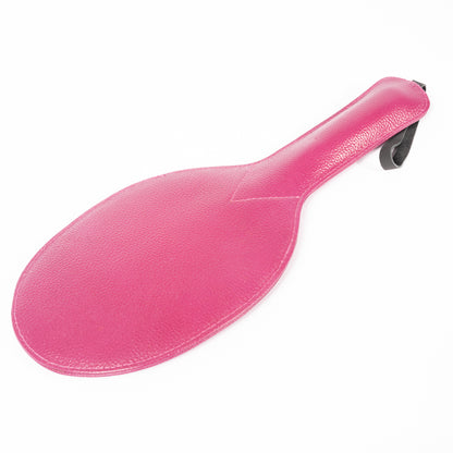 Leather Hand Made Double Sided Flat Oval Shaped Paddle