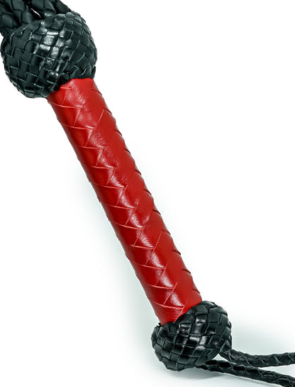 100% Leather Hand Made, Red Splay Floggers Single Sided, Not Stitched