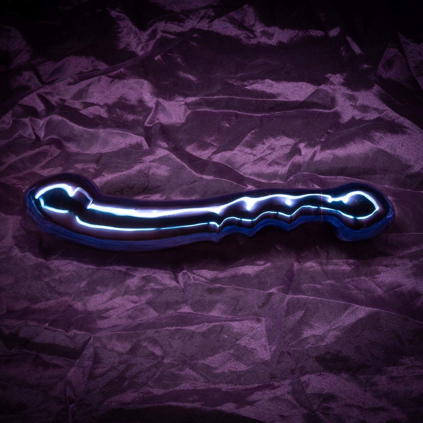 DD Grando Curve Massager Wand – Stainless Steel S-Shaped Dual Bulb Anal Vaginal  Wand | Heavy 1200g Luxury Toy 26cm