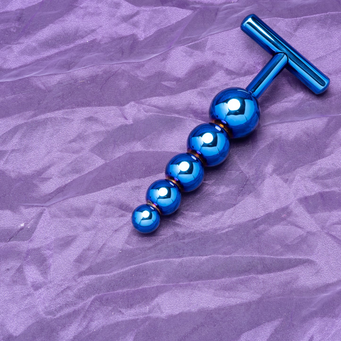 DD Beaded Stainless Steel Beaded Butt Plug | Progressive Stimulation Anal Toy, 15cm Length