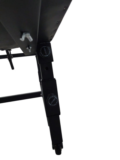 Mature Impact BDSM Bench "Infernal Shadows Bench" Multi position Bondage Bench  with restraints , Adjustable Steel Frame, Black Vinyl