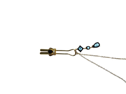 Gold Nipple Clamps with Dual Chains – Luxury BDSM Jewelry