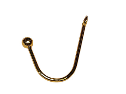 Discover the luxury Vaginal/Anal Hook. A polished Gold zinc alloy bondage tool for elegant restraint, versatile pleasure, and refined domination.