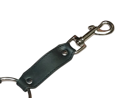Hand Made Leather Hogtie, Short Length BDSM Restraint. 1 Central Ring and 4 Buckles