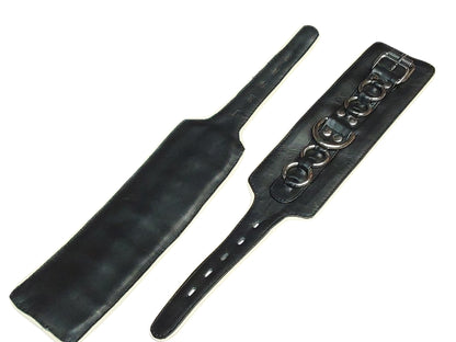 Hand-Made Leather Bondage Cuffs – Padded Wrist Restraints for BDSM & Fetish Play 2 Pieces(Set)