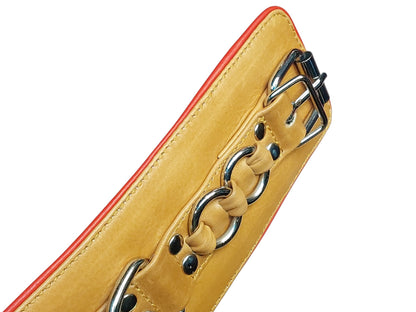 Hand-Made Leather Bondage Cuffs – Padded Wrist Restraints for BDSM & Fetish Play 2 Pieces(Set)