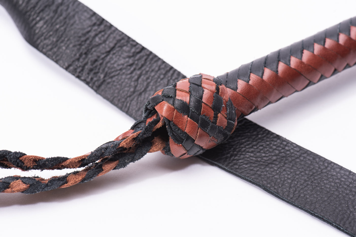 Hand Made 100% Leather Medium Long Tail Whip 120cm