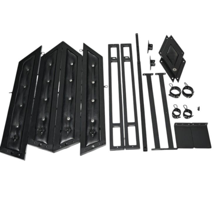 Mature St Andrew's Cross Freestanding — Metal X-Frame with Chains | Bondage Furniture | Adult Play Equipment