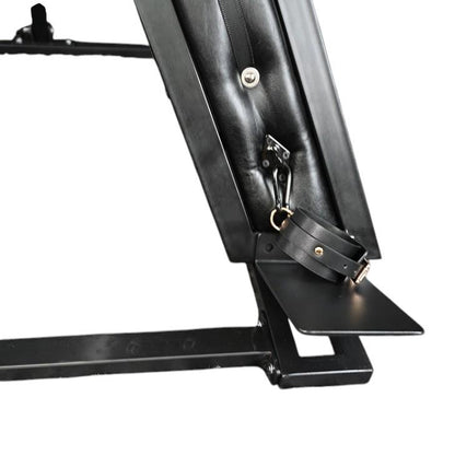 Mature St Andrew's Cross Freestanding — Metal X-Frame with Chains | Bondage Furniture | Adult Play Equipment