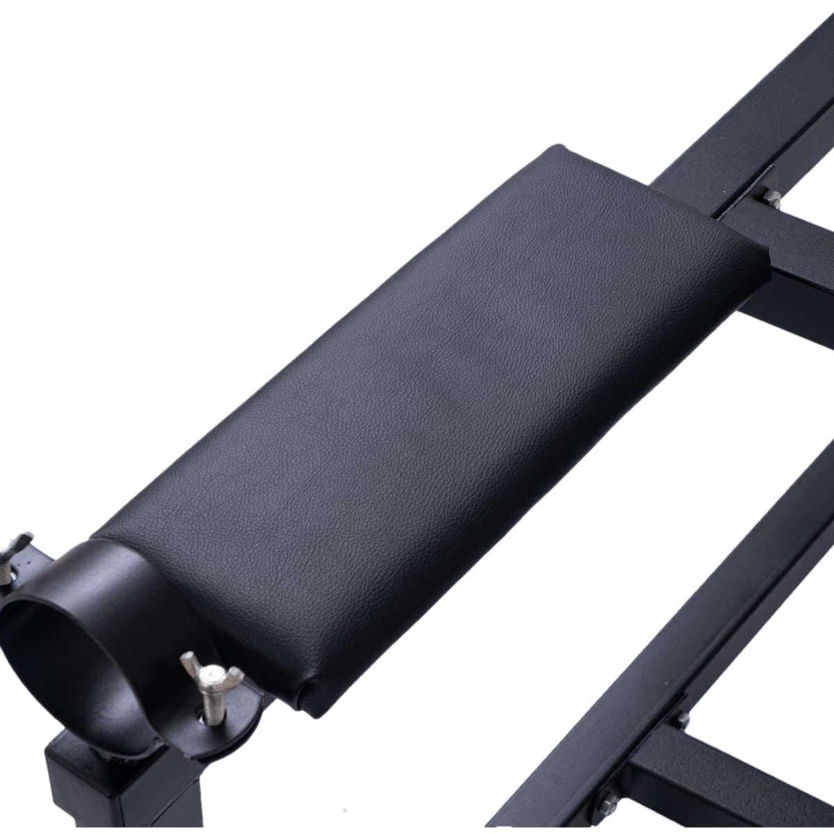 Mature Bondage Frame with Adjustable Padded Rests | Heavy-Duty BDSM Sex Furniture | Lockable Casters, Black Steel