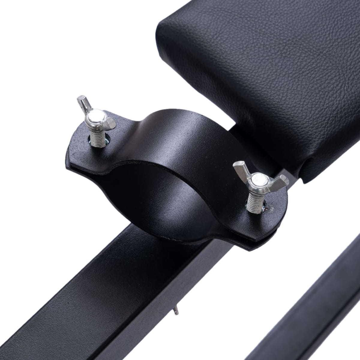 Mature Bondage Frame with Adjustable Padded Rests | Heavy-Duty BDSM Sex Furniture | Lockable Casters, Black Steel